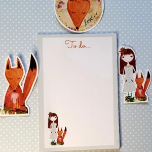 Polly and the Fox Notepad