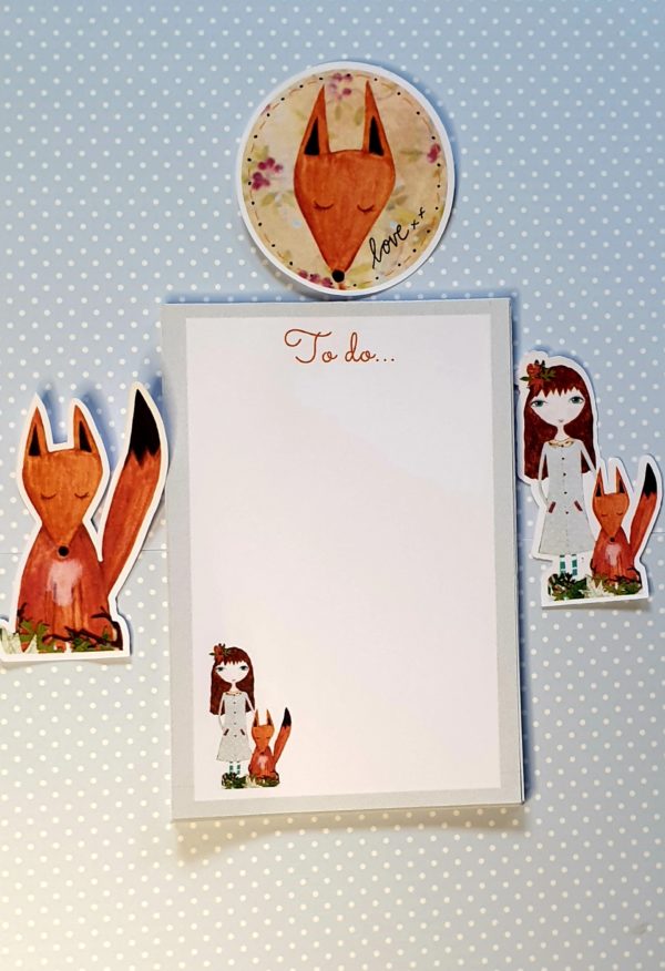 Polly and the Fox Notepad